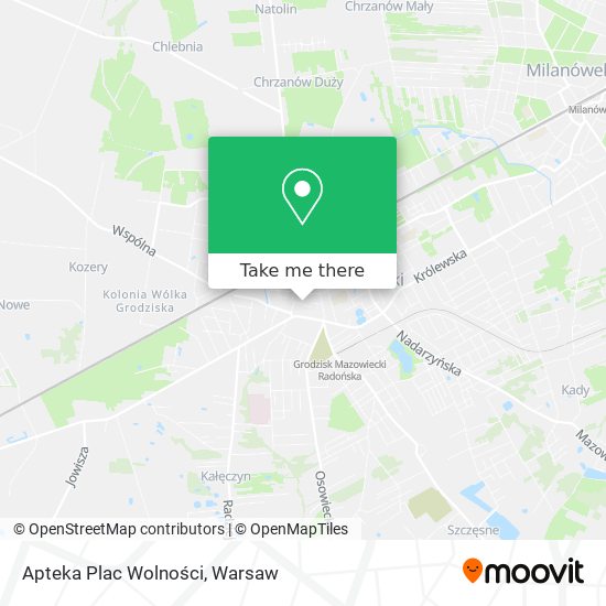 Apteka Plac Wolności map