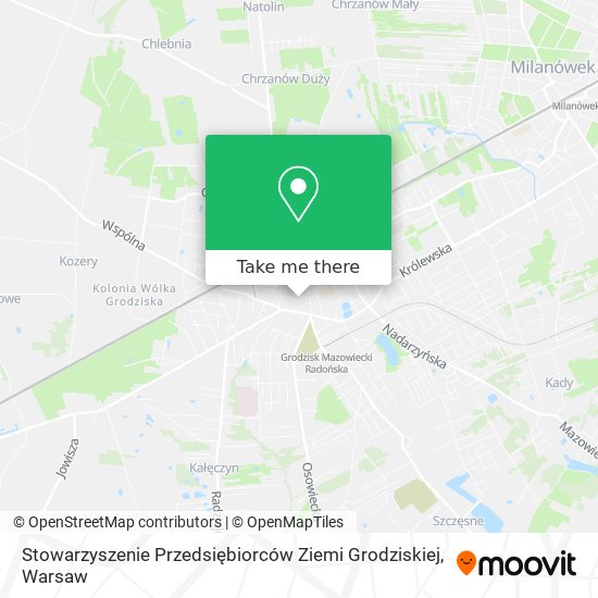 Stowarzyszenie Przedsiębiorców Ziemi Grodziskiej map