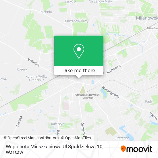 Wspólnota Mieszkaniowa Ul Spółdzielcza 10 map