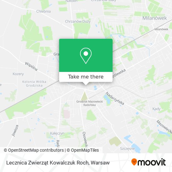 Lecznica Zwierząt Kowalczuk Roch map