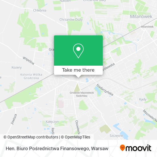 Hen. Biuro Pośrednictwa Finansowego map