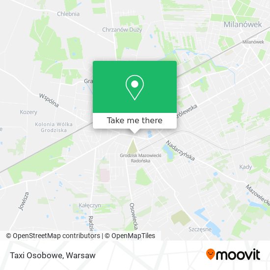 Taxi Osobowe map