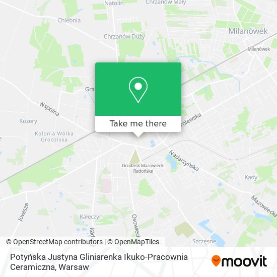 Potyńska Justyna Gliniarenka Ikuko-Pracownia Ceramiczna map