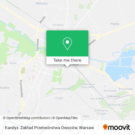 Kandyz. Zakład Przetwórstwa Owoców map