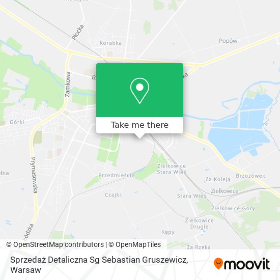 Sprzedaż Detaliczna Sg Sebastian Gruszewicz map