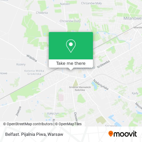 Belfast. Pijalnia Piwa map