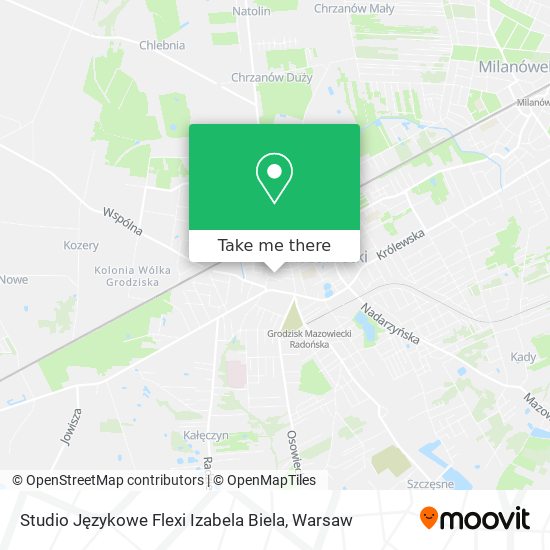 Studio Językowe Flexi Izabela Biela map