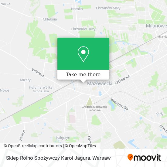 Sklep Rolno Spożywczy Karol Jagura map