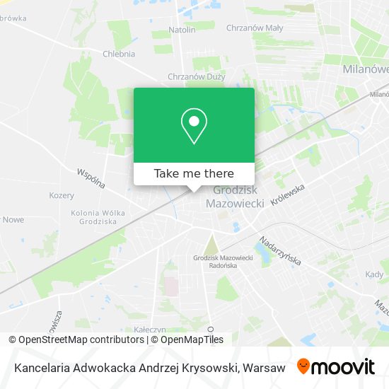 Kancelaria Adwokacka Andrzej Krysowski map