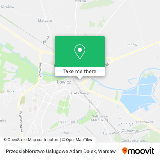 Przedsiębiorstwo Usługowe Adam Dałek map