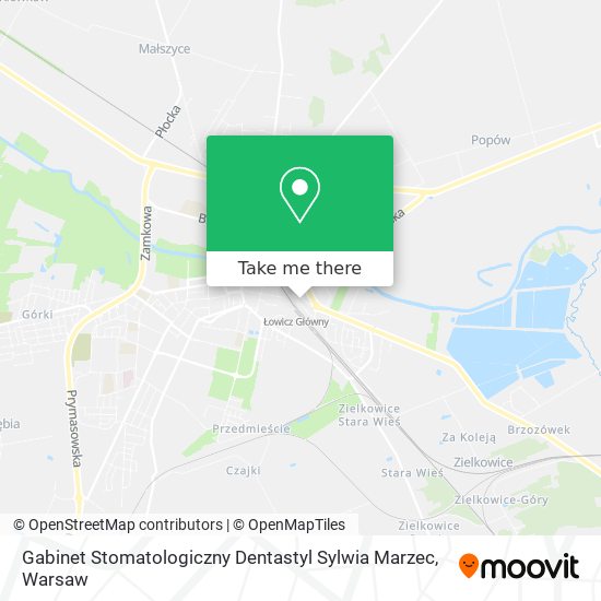 Gabinet Stomatologiczny Dentastyl Sylwia Marzec map