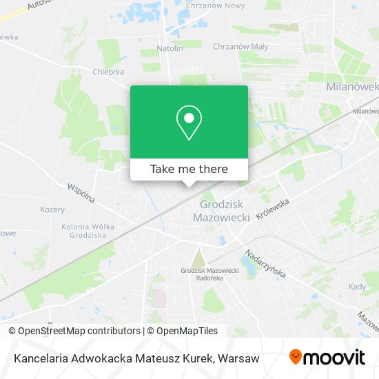 Kancelaria Adwokacka Mateusz Kurek map