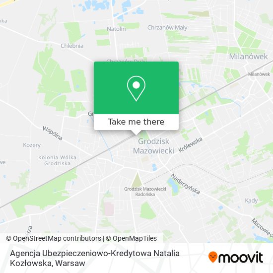 Agencja Ubezpieczeniowo-Kredytowa Natalia Kozłowska map