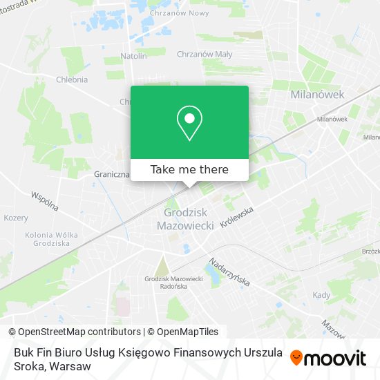 Buk Fin Biuro Usług Księgowo Finansowych Urszula Sroka map