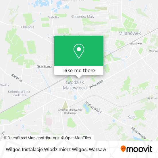 Wilgos Instalacje Wlodzimierz Wilgos map