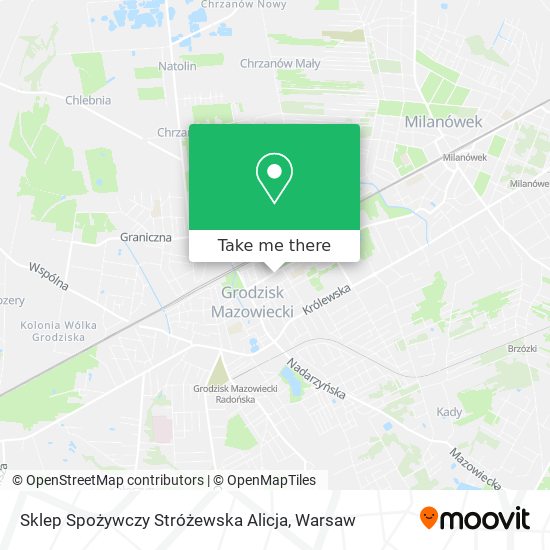 Sklep Spożywczy Stróżewska Alicja map