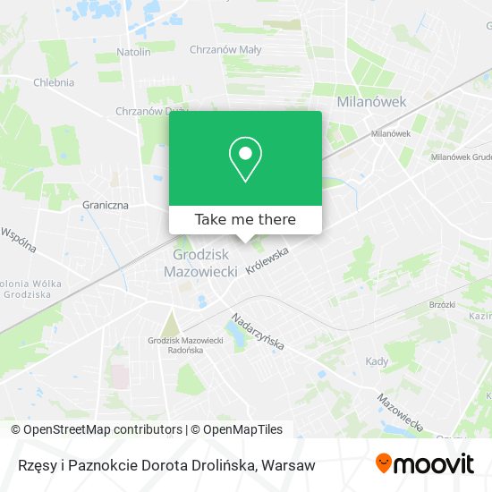 Rzęsy i Paznokcie Dorota Drolińska map