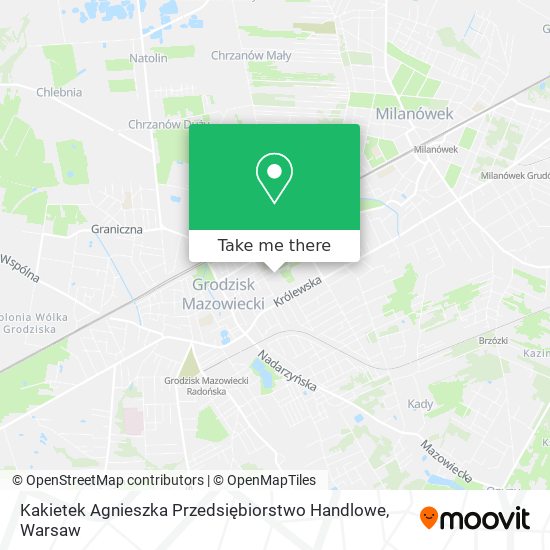 Kakietek Agnieszka Przedsiębiorstwo Handlowe map