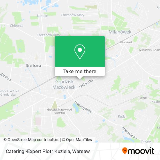 Catering -Expert Piotr Kuziela map