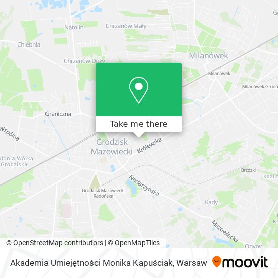 Akademia Umiejętności Monika Kapuściak map