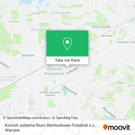 Komoń Julianna Biuro Rachunkowe Podatnik s.c. map