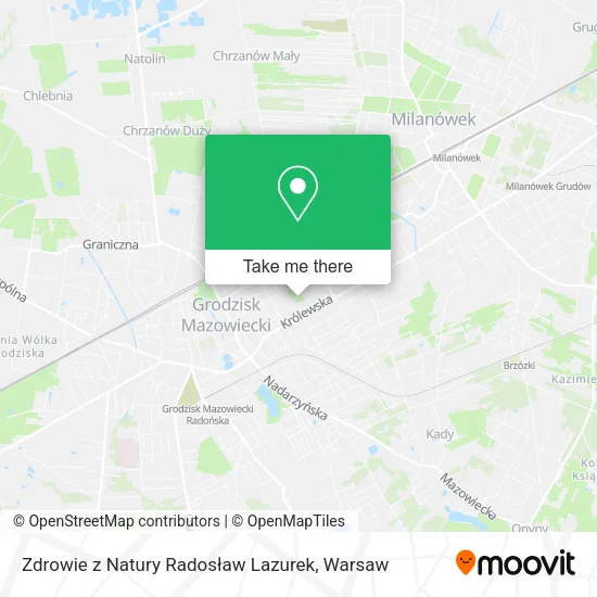 Zdrowie z Natury Radosław Lazurek map