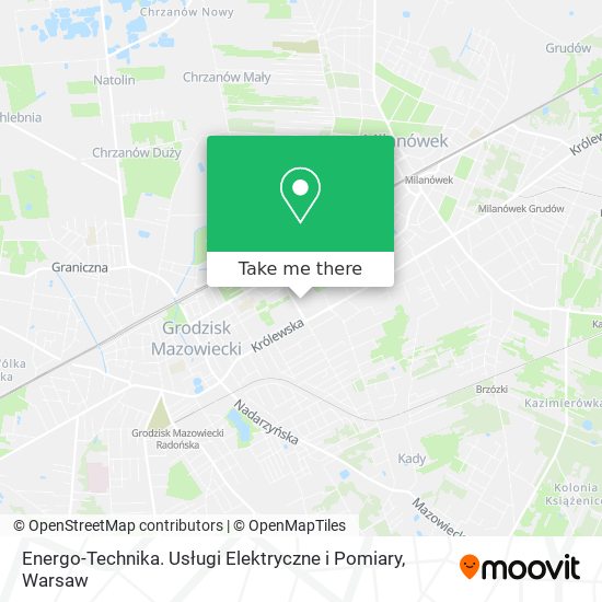 Energo-Technika. Usługi Elektryczne i Pomiary map