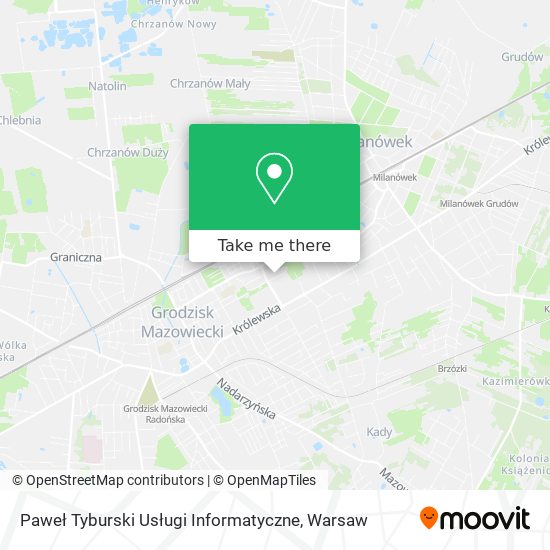 Paweł Tyburski Usługi Informatyczne map