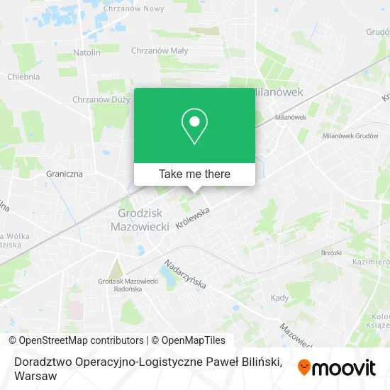 Doradztwo Operacyjno-Logistyczne Paweł Biliński map