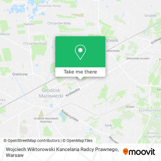 Wojciech Wiktorowski Kancelaria Radcy Prawnego map