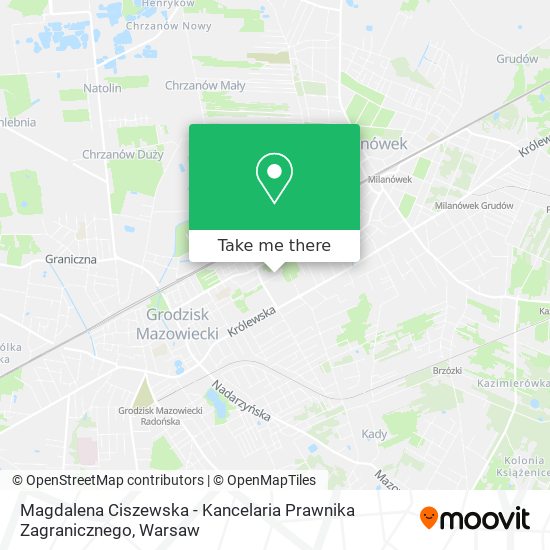 Magdalena Ciszewska - Kancelaria Prawnika Zagranicznego map