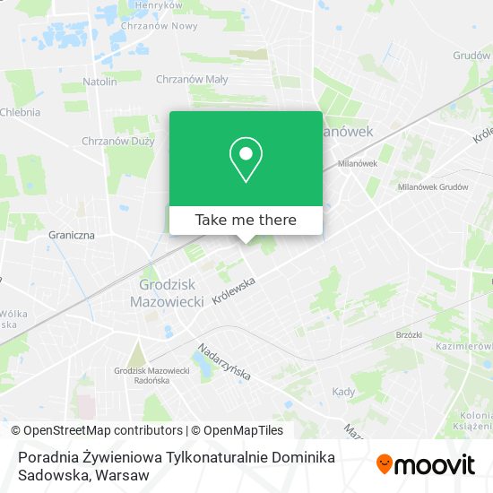 Poradnia Żywieniowa Tylkonaturalnie Dominika Sadowska map