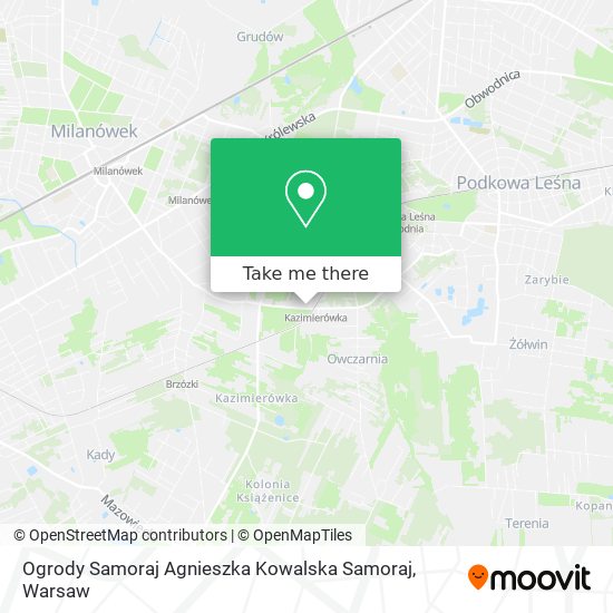 Ogrody Samoraj Agnieszka Kowalska Samoraj map