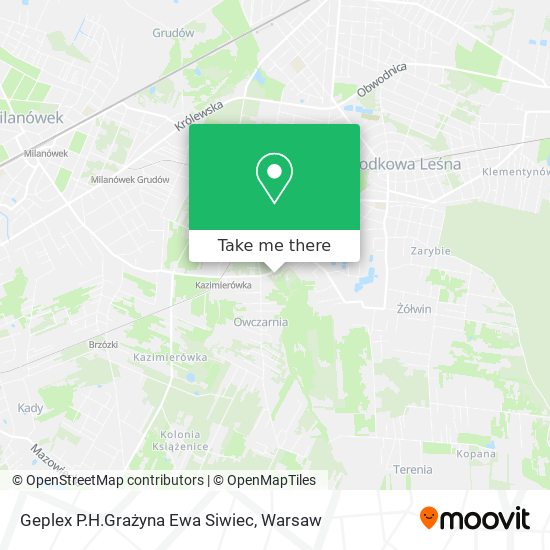 Geplex P.H.Grażyna Ewa Siwiec map