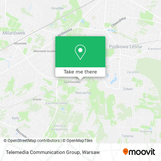 Telemedia Communication Group map