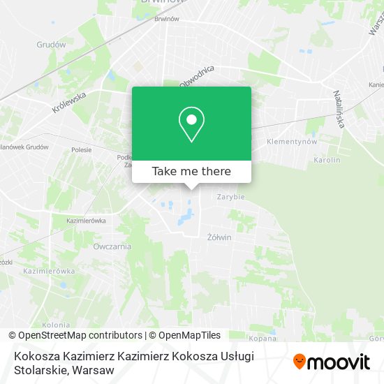 Kokosza Kazimierz Kazimierz Kokosza Usługi Stolarskie map