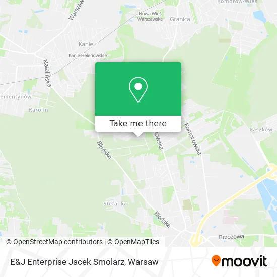 Карта E&J Enterprise Jacek Smolarz