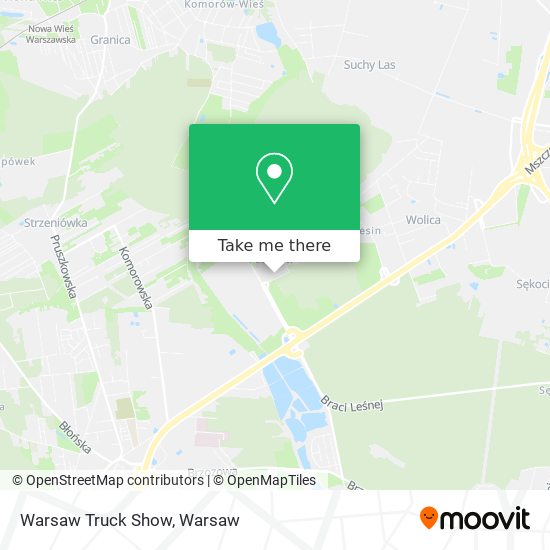 Warsaw Truck Show map