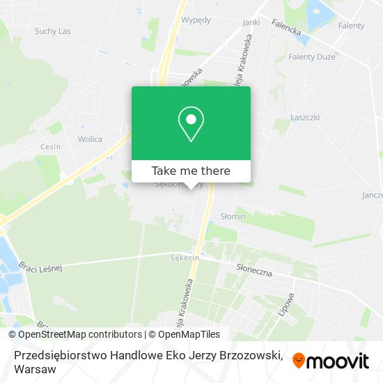 Przedsiębiorstwo Handlowe Eko Jerzy Brzozowski map