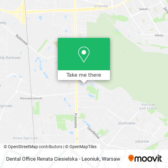 Dental Office Renata Ciesielska - Leoniuk map