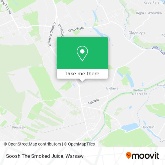 Soosh The Smoked Juice map