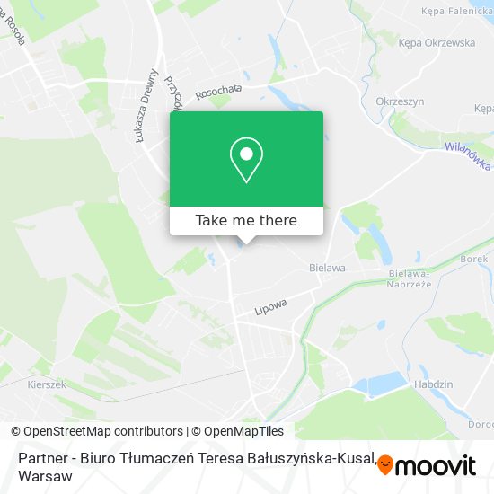 Partner - Biuro Tłumaczeń Teresa Bałuszyńska-Kusal map