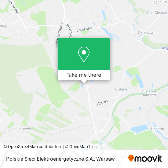 Polskie Sieci Elektroenergetyczne S.A. map