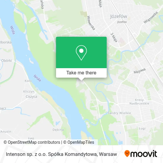 Карта Intenson sp. z o.o. Spółka Komandytowa