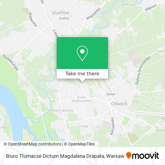 Biuro Tłumacze Dictum Magdalena Drapała map