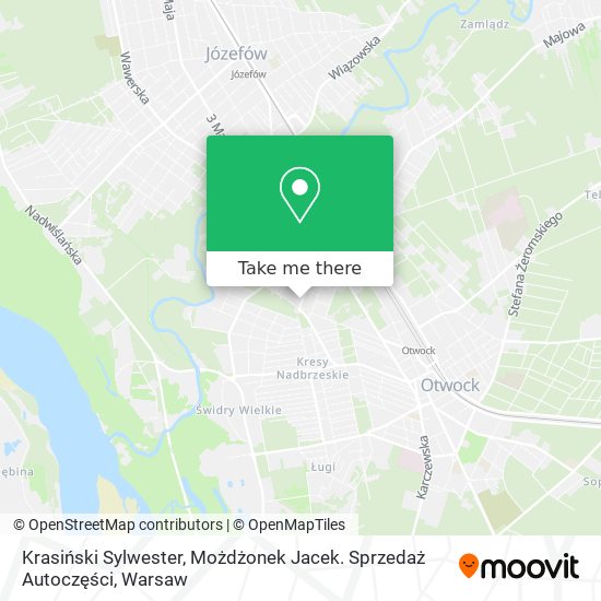 Krasiński Sylwester, Możdżonek Jacek. Sprzedaż Autoczęści map