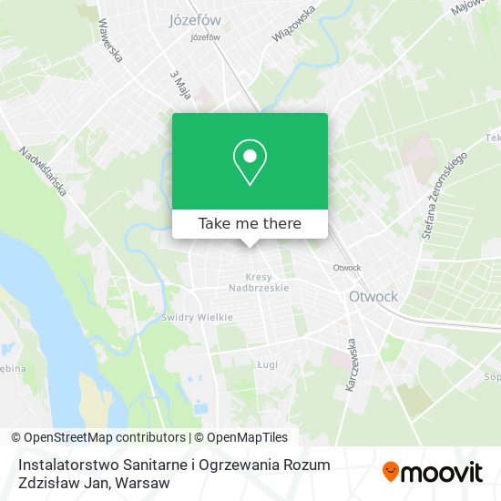 Instalatorstwo Sanitarne i Ogrzewania Rozum Zdzisław Jan map