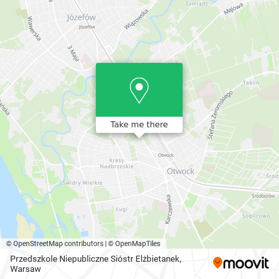 Przedszkole Niepubliczne Sióstr Elżbietanek map