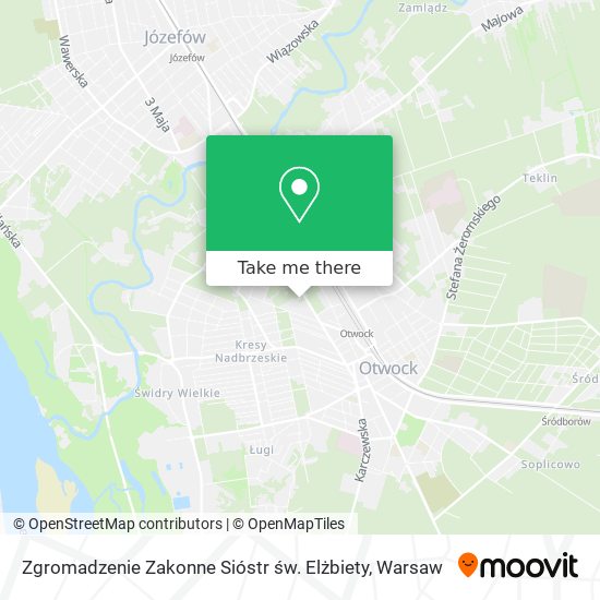 Zgromadzenie Zakonne Sióstr św. Elżbiety map