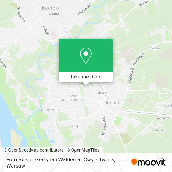 Formax s.c. Grażyna i Waldemar Cwyl Otwock map